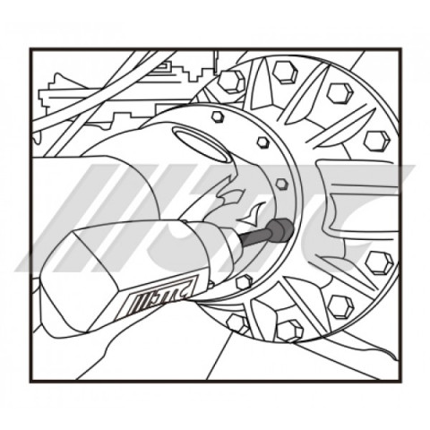 Набор головок для снятия болтов с фланца дифференциала VOLVO