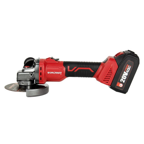 Аккумуляторная бесщеточная шлифмашина угловая WORCRAFT CAG‑S20LiBS‑125