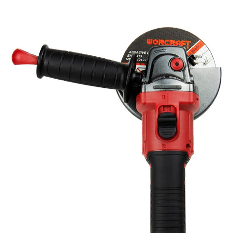 Аккумуляторная бесщеточная шлифмашина угловая WORCRAFT CAG‑S20LiBS‑125