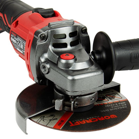 Аккумуляторная бесщеточная шлифмашина угловая WORCRAFT CAG‑S20LiBS‑125