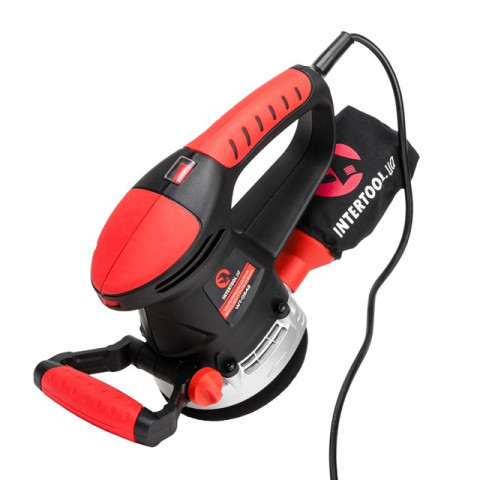 Шлифмашина эксцентриковая, 480 Вт, 4000-14000 об/мин, 125 мм, ход эксцентрика 2.3 мм. INTERTOOL WT-0542