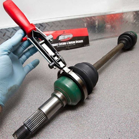 Приспособление для установки ленточных хомутов на шрус с резаком, в блистере FK-62525