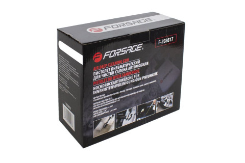 Пистолет пневматический ''Tornado''для химчистки салона а/м со сменной щеткой-насадкой(6 bar, расход воздуха 120 л/мин) F-203817