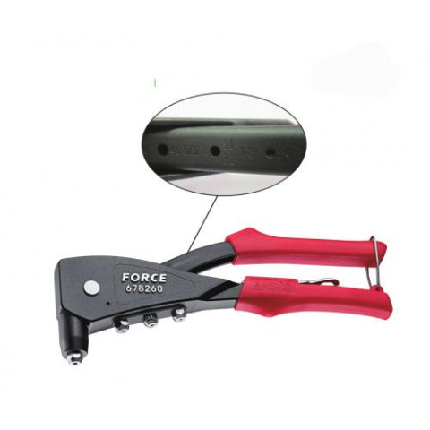 Заклепочник для вытяжных заклепок (2.4-5.0 мм) (FORCE 678260)