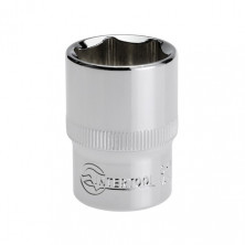 Головка шестигранная 1/2", 21ммx38мм Cr-V INTERTOOL ET-0021