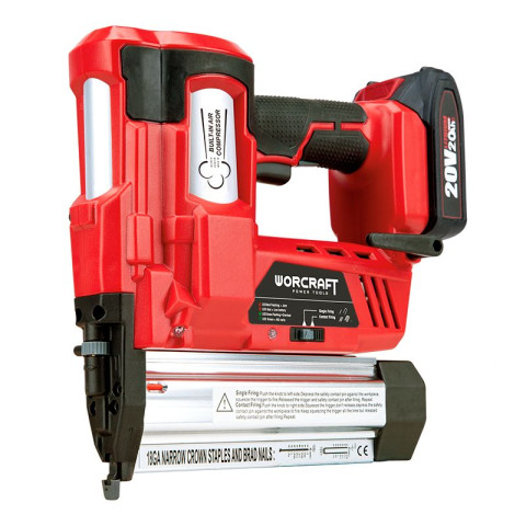 Аккумуляторный гвоздезабиватель комбинированный WORCRAFT CNS‑S20LiH