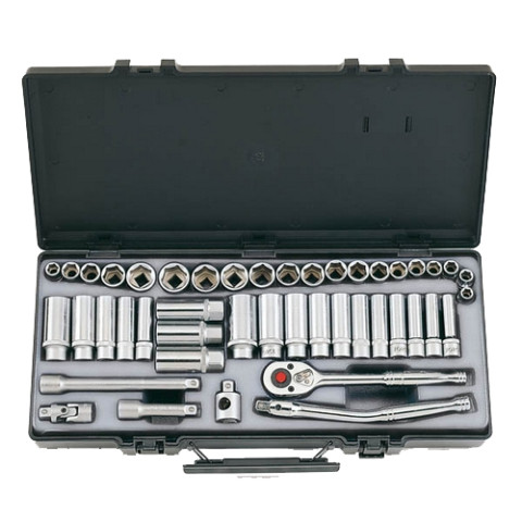 3/8" Набор инструмента 6-гранный MM и SAE 45 пр. (код 3451)