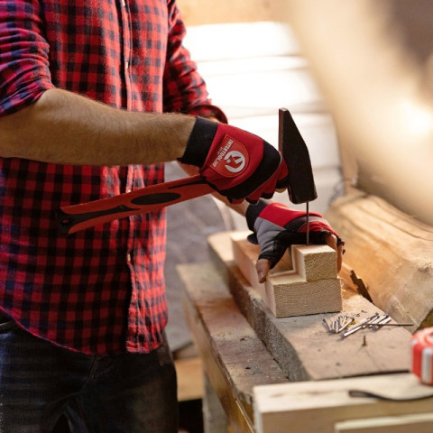 Молоток 800г ручка из фибергласса INTERTOOL HT-0208