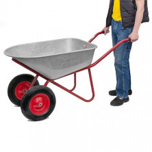 Тачка садово-строительная двухколесная INTERTOOL WB-1025