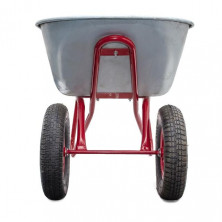 Тачка садово-строительная двухколесная INTERTOOL WB-1025