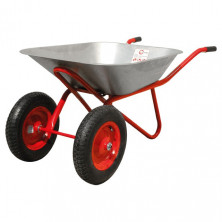 Тачка садово-строительная двухколесная INTERTOOL WB-0625