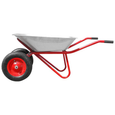 Тачка садово-строительная двухколесная INTERTOOL WB-0625