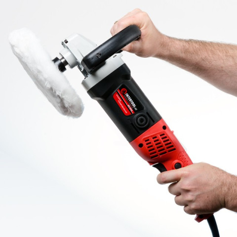 Машина полировальная 1400Вт, 800-3200об/мин, 180мм INTERTOOL WT-1800