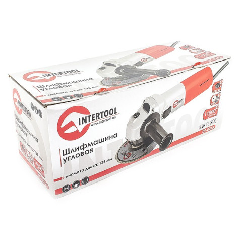 Шлифмашина угловая (болгарка) INTERTOOL DT-0263