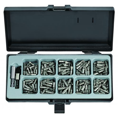 1/4" Набор бит 102 пр. (шлицевые, РН, РZ)