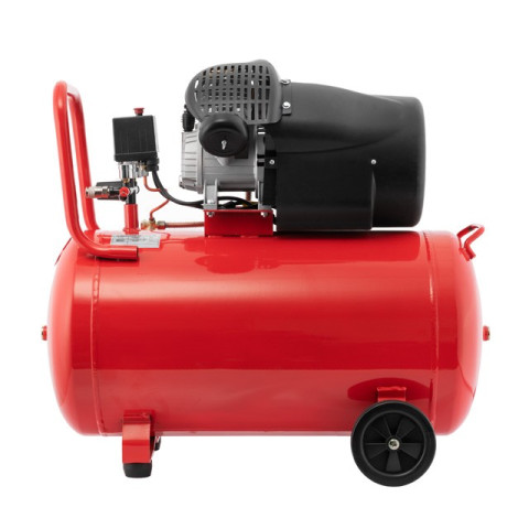 Компрессор 100 л, 2.23 кВт, 220 В, 8 атм, 354 л/мин, 2 цилиндра INTERTOOL PT-0005