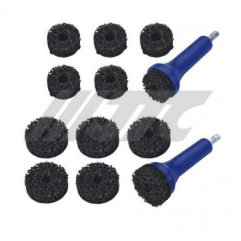 Набор насадок для чистки шпилек ступицы 14ед