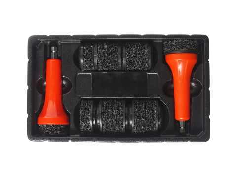 Набор насадок для чистки шпилек ступицы 14ед