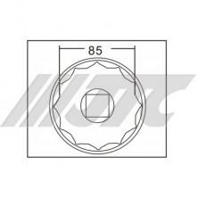 Головка ступичная 85мм 12гр. IVECO