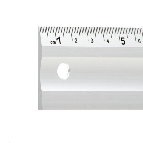 Линейка строительная алюминиевая 500мм. INTERTOOL MT-2004