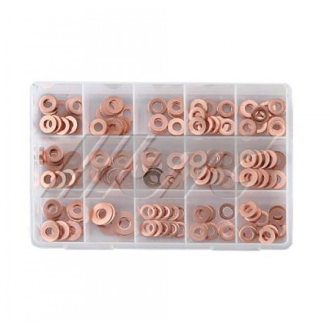 Набор медных шайб под форсунки