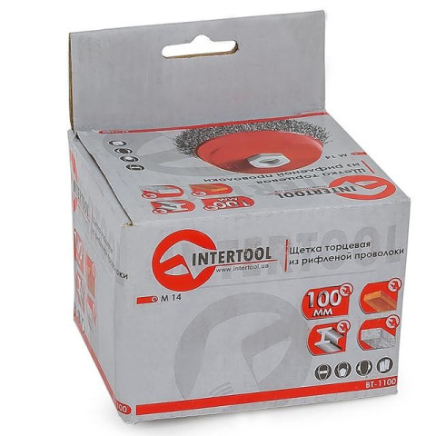 Щетка чашечная для УШМ INTERTOOL BT-1100