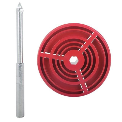 Держатель для корончатых сверл 83 мм, с центровочным сверлом INTERTOOL SD-0398