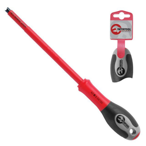 Отвертка изолированная крестовая INTERTOOL VT-3210