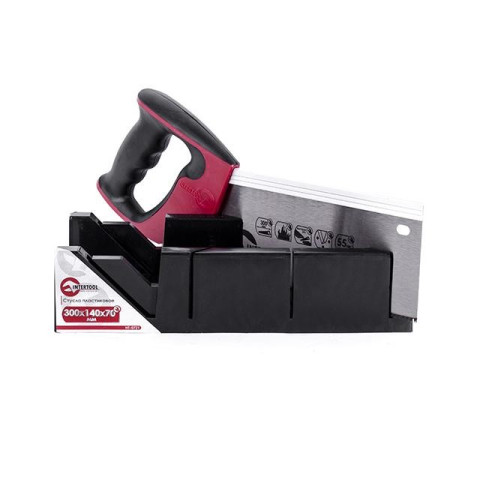 Стусло пластиковое 300x140x70мм INTERTOOL HT-0721