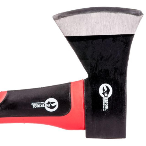 Топор 600 г ручка из фибергласса INTERTOOL HT-0261