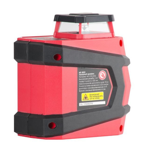 Уровень лазерный 360 град, 2 лазерные головки INTERTOOL MT-3052