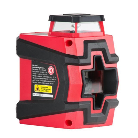 Уровень лазерный 360 град, 2 лазерные головки INTERTOOL MT-3052