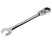 Ключ рожково-накидной шарнирный с трещоткой 19мм