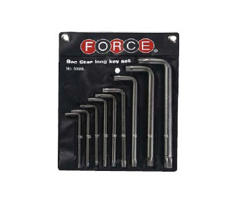 Набор ключей Torx Г-образных длинных 9 пр. (T20-T60) (код 5099L)