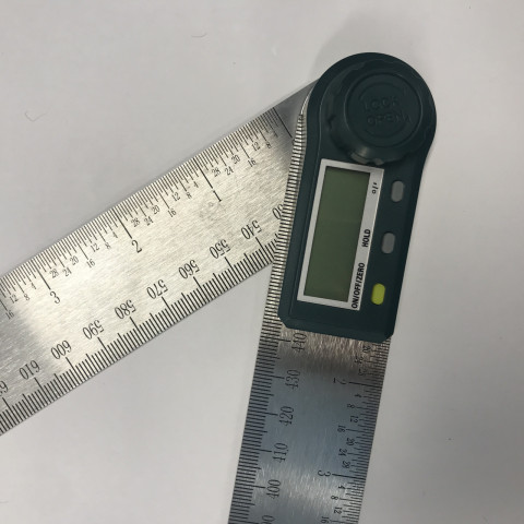 Электронный угломер с линейкой 500 мм PROTESTER 5423-500