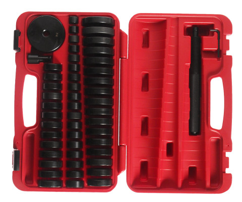 Набор оправок для выпрессовки подшипников, втулок, сальников  18-65мм (шаг 1мм)