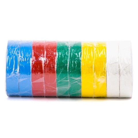 Лента изоляционная 25м цветная INTERTOOL IT-0029