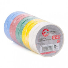 Лента изоляционная 25м цветная INTERTOOL IT-0029