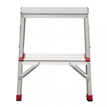 Стремянка алюминиевая двухсторонняя 2 ступени, высота 440мм INTERTOOL LT-1102