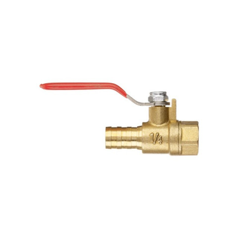 Кран шаровый воздушный, латунь, внутренняя резьба 1/4" на шланг 12мм, STORM INTERTOOL PT-1891