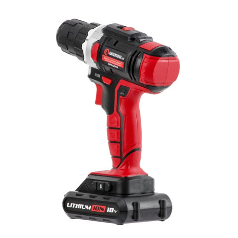Дрель-шуруповерт аккумуляторная Li-Ion 18В INTERTOOL WT-0313
