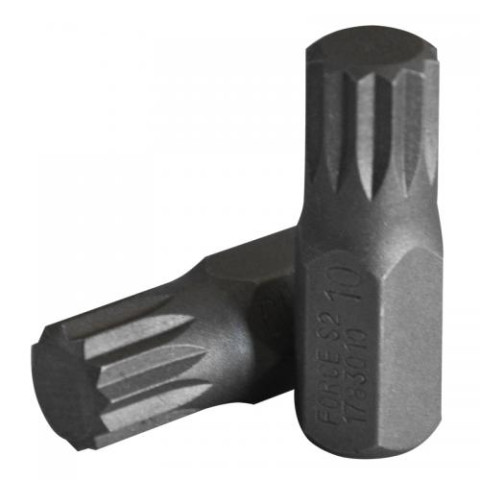 10 мм Бита Spline M10, L=30 мм (FORCE 1783010)