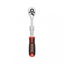 Рукоятка с храповым механизмом телескопическая, 72 зуба 1/4", Cr-V STORM INTERTOOL ET-8004