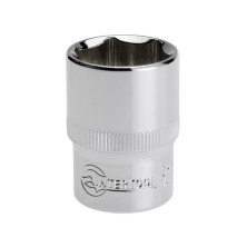 Головка шестигранная 1/2", 22ммx38мм Cr-V INTERTOOL ET-0022