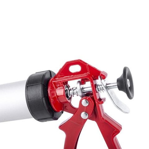 Пистолет для выдавливания силикона 600мл INTERTOOL HT-0026