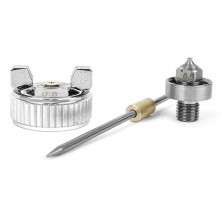 Комплект форсунки 0.8мм для краскопульта HVLP РТ-0101 (форсунка, воздушная головка, игла) INTERTOOL PT-2002