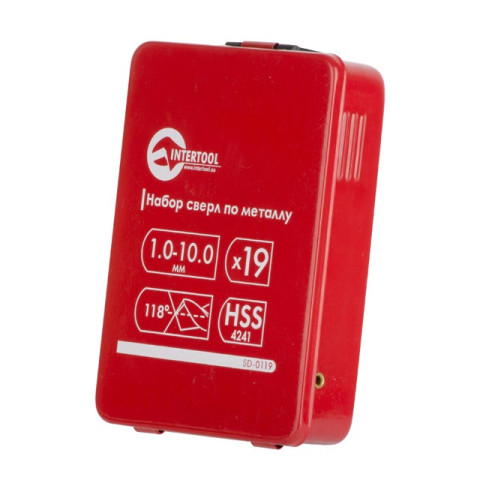 Набор сверл по металлу HSS INTERTOOL SD-0119
