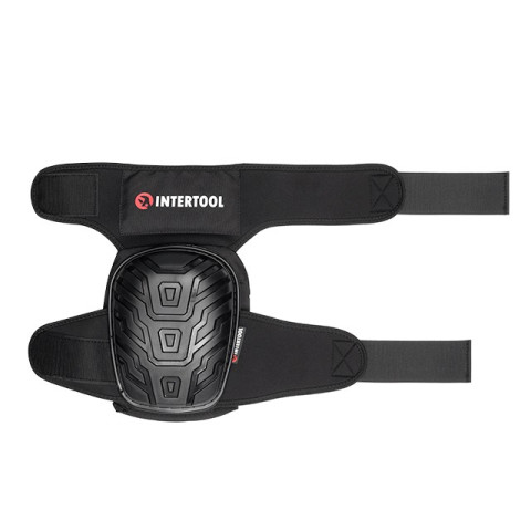 Наколенники защитные, противоскользящие накладки из ПВХ, ткань 600D, гелевые подушки, неопреновые ремни [] INTERTOOL SP-0054