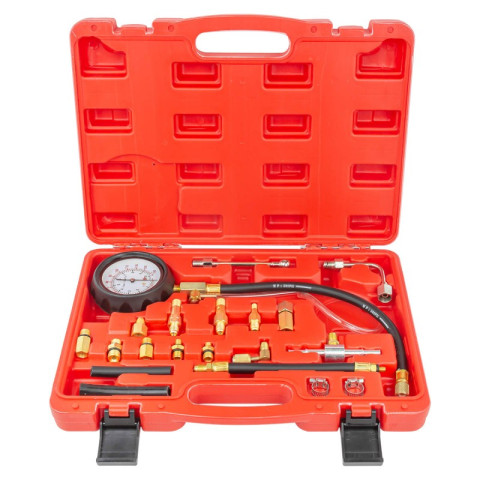 Набор для измерения давления в топливных системах 20 предметов(0-10bar), в кейсе ROCKFORCE RF-919G1A