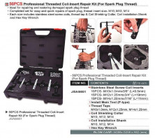 Набор для ремонта свечной резьбы TOPTUL 56ед. JGAI5601